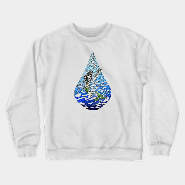 Suspended Fragments Crewneck Sweatshirt by Edaleina